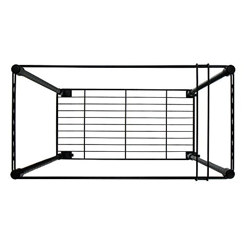 Oceanstar Portable 1-Tier Metal Rolling File Cart, Black,24 in Oceanstar