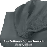 Utopia Bedding Queen Fitted Sheet - Bottom Sheet - Deep Pocket - Soft Microfiber - Shrinkage and Fade Resistant - Easy Care -1 Fitted Sheet Only (Grey) Utopia Bedding