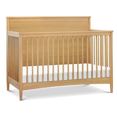 DaVinci Frem 4-in-1 Convertible Crib in Honey, GREENGUARD Gold Certified