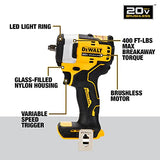 DEWALT DCF913B 20V MAX* 3/8 in. Cordless Impact Wrench with Hog Ring Anvil (Tool Only) DEWALT