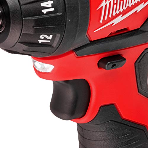 Milwaukee 2401-20 M12 12-Volt Lithium-Ion Cordless 1/4 in. Hex Screwdriver (Tool-Only) - WoodArtSupply