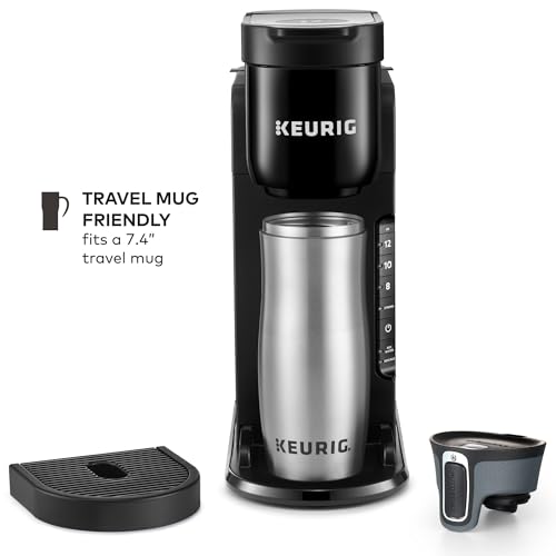 Keurig K-Express Single Serve K-Cup Pod Coffee Maker, 3 Brew Sizes, Strong Button Feature, 42oz Removable Reservoir, Black Keurig