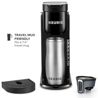 Keurig K-Express Single Serve K-Cup Pod Coffee Maker, 3 Brew Sizes, Strong Button Feature, 42oz Removable Reservoir, Black