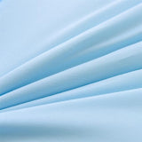 Holawakaka Light Blue Waterfall Ruffle Comforter Set, Full Size Shabby Chic Ruffled Bedding Set for Girls Women, Kids Teens Ruched Dorm Bed Set 3 Pieces Holawakaka