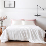 THXSILK Pure Mulberry Silk Comforter Cool for Summer, Grade 7A Natural Mulberry Silk Filled Duvet Luxury Bedding, Cotton Cover, King Size 102in x 91in/260cm x 230cm, Weight 1.98lb/0.9kg THXSILK