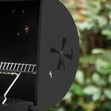 Royal Gourmet CD1519 Tabletop Charcoal Grill with Warming Rack, Potable Charcoal Grill with 303 Sq. In Cooking Area for for Outdoor Camping and Picnic Grilling, Black Royal Gourmet