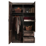 Sauder Miscellaneous Storage Wardrobe, L: 40.0" x W: 19.45" x H: 71.1", Reclaimed Pine Finish Sauder