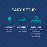 Tempur-Pedic TEMPUR-Adapt + Cooling 3-Inch King Mattress Topper Medium Luxury Premium Foam, Washable Cover, Medium Cooling Topper,white Tempur-Pedic