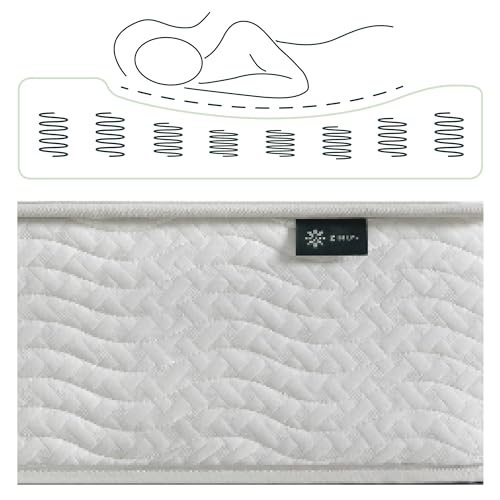 ZINUS 10 Inch Foam and Spring Hybrid Mattress [New Version], Full, Fiberglass Free, Medium Firmness, Durable Support, Certified Safe Foams & Fabric, Mattress in A Box Zinus
