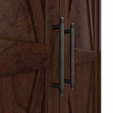 Bush Furniture Key West Tall Storage Cabinet with Doors in Bing Cherry Accent Chest for Home Office, Living Room, Entryway, Kitchen Pantry and More Bush Business Furniture