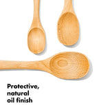OXO Good Grips 3-Piece Wooden Spoon Set,Brown OXO