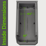 ReadySpace Plastic Containers for Organizing and Storage Bins for Closet, Kitchen, Office, Garage or Pantry Organization, Stackable Bins, Medium (11" x 5" x 5.5"), 8-Pack, Clear ReadySpace