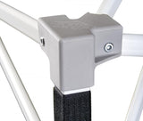 E-Z UP Envoy Outdoor Canopy Pop Up Tent, 10' x 10', Roller Bag, 4-Piece Spike Set, Recreational Grade, Royal Blue Top E-Z UP