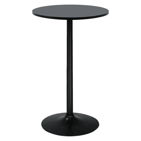 Dkelincs Bar Table 40" Height Pub Table Round Bistro Table Kitchen Dining Table Coffee Top Table for Party Outdoor Kitchen Living Room, Black Dkelincs