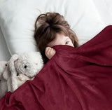 Utopia Bedding Fleece Blanket King Size Burgundy 300GSM Luxury Anti-Static Fuzzy Soft Microfiber Bed Blanket (90x102 Inch) Utopia Bedding