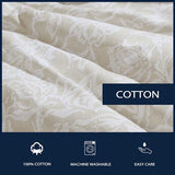 Nautica - Comforter Set, Soft Reversible Bedding with Matching Shams, Casual Home Decor (Tortola Beige, Full/Queen) Nautica