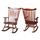 IC International Concepts Williamsburg Rocking Rocker Chair, Cherry IC INTERNATIONAL CONCEPTS