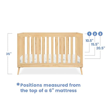 Delta Children Essex 4-in-1 Convertible Crib Greenguard Gold Certified, Natural Delta Children