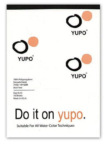 Yupo Watercolor Pad 9 in. x 12 in. [Pack of 2 ] Yupo