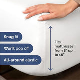 King Size 4 Piece Sheet Set - Comfy Breathable & Cooling Bed Sheets Set - Hotel Luxury Bedding for Women, Men, Kids, Teens, Boys & Girls - Deep Pockets, Ultra-Soft and Wrinkle Free - Oeko-Tex - White CGK Unlimited