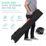 Best Choice Products 12x12ft 1-Person Setup Pop Up Canopy Tent Instant Portable Shelter w/ 1-Button Push, Case, 4 Weight Bags - Navy Blue Best Choice Products