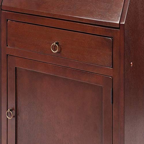 Winsome Wood Regalia Home Office, Walnut, Secretary Desk Winsome