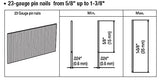 Carpenter CP635 23 Gauge 1-3/8 inch Pin Nailer | Pneumatic | 23 Gauge Pin Nails from 5/8-Inch up to 1-3/8-Inch | Pinner Carpenter Air Tools