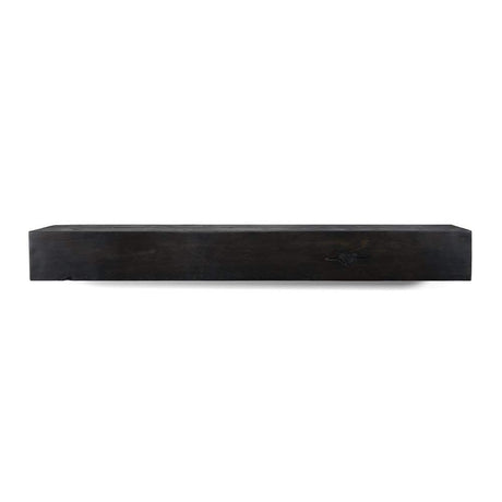 Dogberry Collections Modern Farmhouse Mantel Shelf, Midnight Black 60" Dogberry Collections