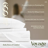 Mayfair Linen 100% Egyptian Cotton Queen Size Sheets Set - 4 PC Luxury Set, 600 Thread Count Egyptian Cotton Sheets Queen Size (White), Soft, Cooling, 16" Deep Pocket Sateen Weave Hotel Bedsheet Mayfair Linen