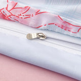 Bildenly Blue Plaid Twin Comforter Set - Pink Bow Quilt Bedding Set 2 Pieces, Gingham Comforter Set Twin Size, Soft & Lightweight Comforter(68‘’ x 90‘’) for Girl All Season & 1 Pillowcase(30‘’x20‘’) Bildenly