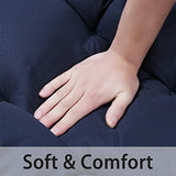 Blytieor Outdoor 3 Piece Settee Cushion Set, Patio Wicker Cushions 1 Loveseat Cushion & 2 U-Shape Cushion Blytieor