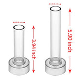 Taper Candle Mold Set-2PC Pillar Candle Molds -Perfect for Making Emergency Candles, Chime Candles, Table Candles-30 Ft. of Wick, A Mold Sealer and 2 Candle Wick Clips Included as a Gift.