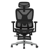FLEXISPOT ErgoX Premium Ergonomic Office Chair with Footrest- Adjustable 3D Armrests, Dynamic Lumbar Support, Recline & Tilt Function, Mesh Seat, for Home & Office Use,Black FLEXISPOT