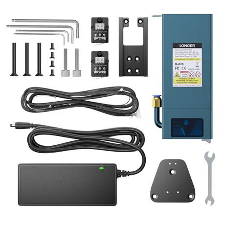 Longer 30W Laser Engraver Module, Compatible with RAY5, DIY Laser Head for Laser Engraver, Eye Protection Longer