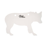 Allen Company EZ Aim® AR500 Coyote Steel Shooting Gong Target, 6 lbs., White Allen Company