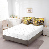Erosebridal African Safari Animal Comforter Set Queen Size 7 Piece,Elephant Giraffe Bedding Set with Sheet Set,Zebra Cheetah Rhinoceros Bed in A Bag with Throw Pillow Covers,Reversible Erosebridal