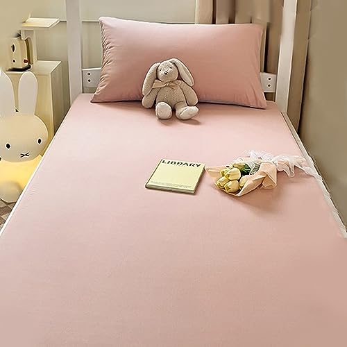 Japanese Floor Mattress Cover with Zipper,100% Cotton Cover for Traditional Shikibuton Futon Mattress, Futon Mattress Protective Cover,Reversible Washable,Pink2,Full/120x200cm Generic