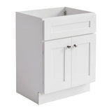 Design House Brookings 30 Inch Bathroom Vanity, Ready to Assemble, Solid Wood, Sherwin Williams® White, 586941 Design House