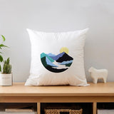 KEKEMEOW 3 Sets Embroidery Kit for Beginners, Stitches with Landscape of Mountains Patterns, DIY Cross Stitch Kits for Adults, Needlepoint Hand Embroidery Kit with Stamped Pattern、Instruction、Hoop