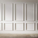 Ekena Millwork PNL16X20AS-02 16"W x 20"H x 1/2"P Ashford Molded Scalloped Wainscot Wall Panel Ekena Millwork