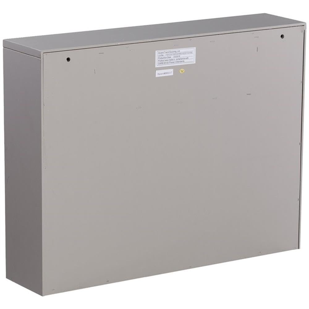 SEI Furniture Benwick Wall Mount Laptop Desk, Gray SEI Furniture