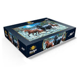 MyPuzzle Winter Horses - Premium 500 Piece Jigsaw Puzzle for Adults MyPuzzle.com