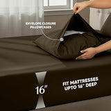Utopia Bedding King Bed Sheets Set - 4 Piece Bedding - Brushed Microfiber - Shrinkage and Fade Resistant - Easy Care (King, Brown) Utopia Bedding