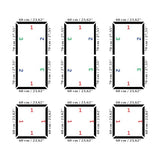 Decozayn Wall Molding Kit, Premade Wainscoting Panels, Picture Frame Moulding, Pre Cut Wall and Door Molding &Trim Panel Kits, Wainscot Wall Panel for Home Decoration, 6 Frames DECOZAYN