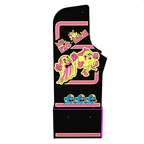 Arcade1Up BANDAI NAMCO Legacy Arcade Game Ms. PAC-MAN™ Edition – Arcade Machine for Home - 14 Classic Games ARCADE1UP