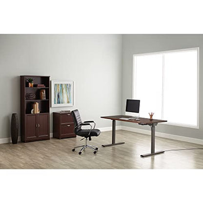 Realspace® Magellan Performance Electric 60"W Height-Adjustable Standing Desk, Cherry - WoodArtSupply