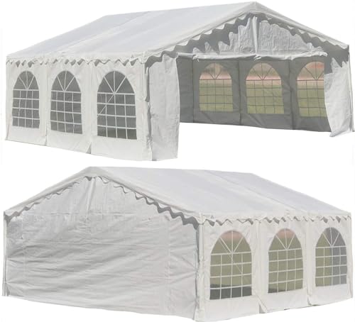 Delta 20'x20' Budget PE Tents Including 2 Free Bags for Parties, Outdoor Canopy Carpas para Fiestas, Wedding Party Tent with Waterproof Top & Removable Sidewalls for Patio Outdoor Events(B Model) DELTA