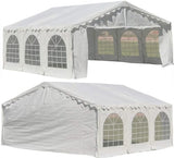 Delta 20'x20' Budget PE Tents Including 2 Free Bags for Parties, Outdoor Canopy Carpas para Fiestas, Wedding Party Tent with Waterproof Top & Removable Sidewalls for Patio Outdoor Events(B Model) DELTA