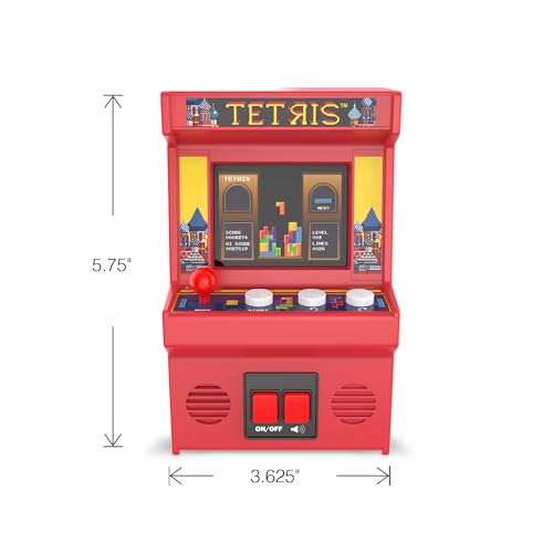 Arcade Classics Tetris - Retro Mini Arcade Game, Full Color Screen, Classic Handheld Electronic Game Console, 90s Toy, Great Gift for Kids 8+ Arcade Classics
