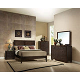 Acme Madison King Wooden Panel Bed in Espresso ACME Furniture